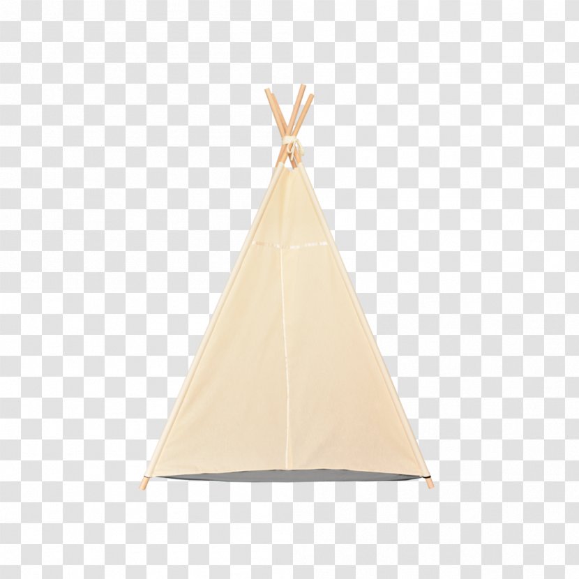 Wood Triangle Beige - Tipi Transparent PNG