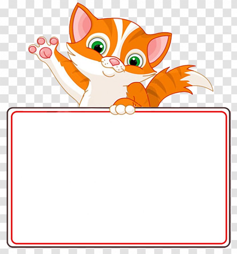 Cat Kittens Today Santa Claus Clip Art - Fictional Character - Text Box Transparent PNG