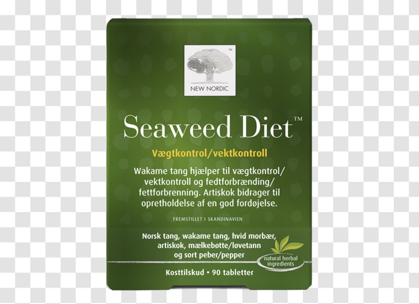 New Nordic Seaweed Diet 90 TAB Wakame Eating - Silhouette - Nori Transparent PNG