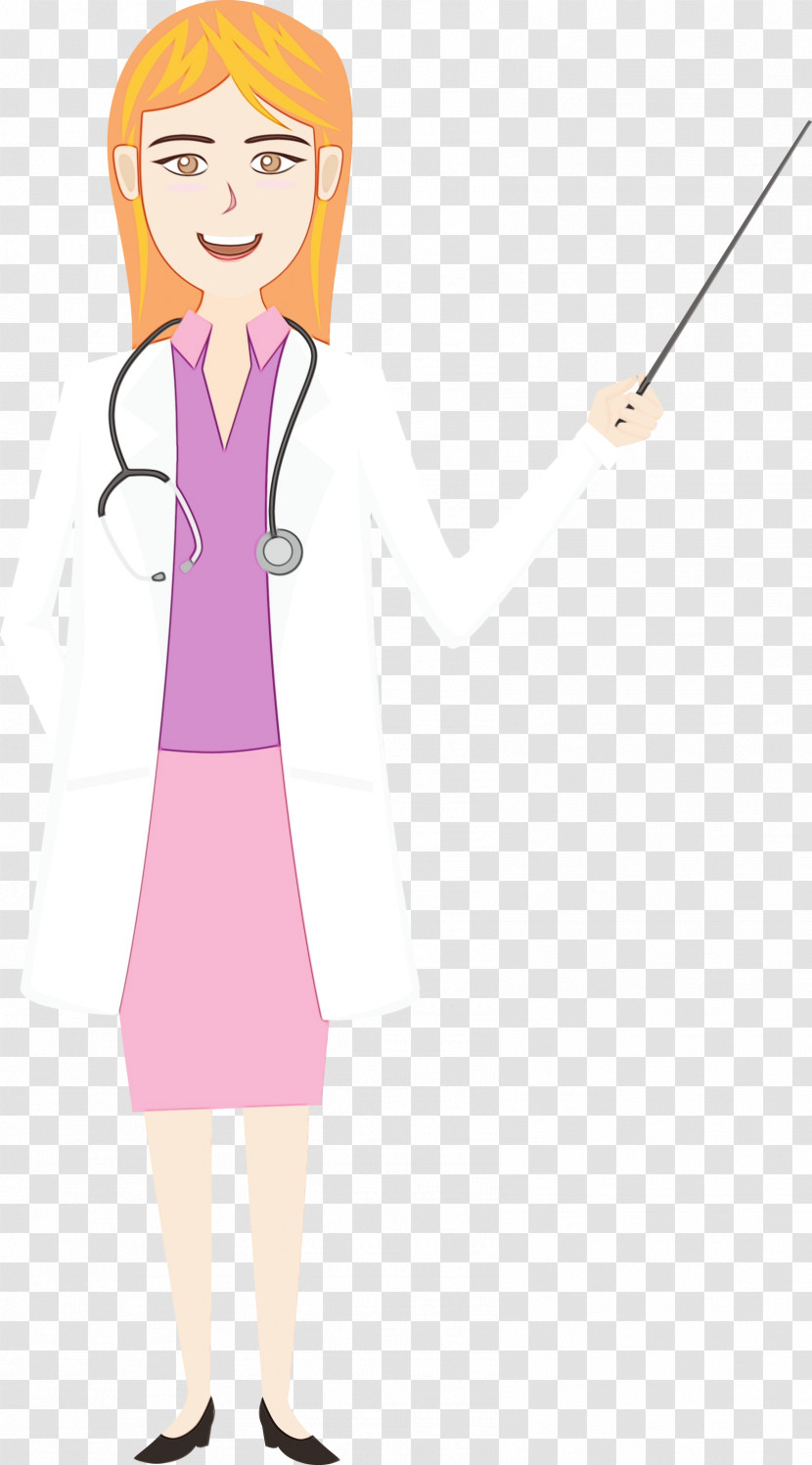 Dress Clothing Human Pink M Uniform Transparent PNG