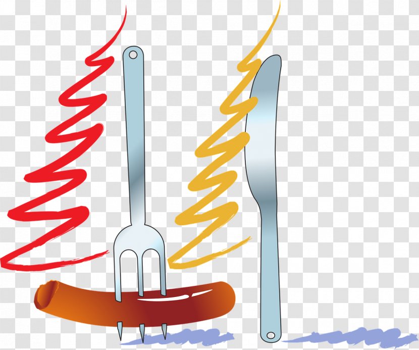 Sausage New Years Eve Christmas Tree Clip Art - Decorative Electric Fork Transparent PNG