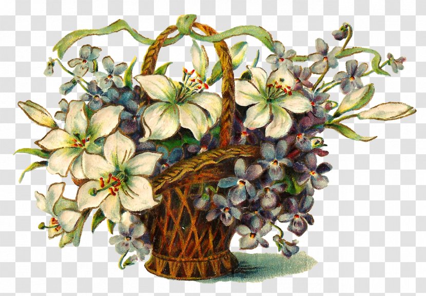 Flower Basket Clip Art - Wildflower - Spring Transparent PNG