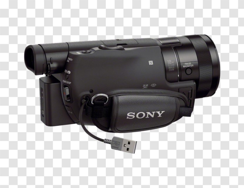 Sony Handycam HDR-CX900 Camcorder FDR-AX100 Video Cameras - Optical Instrument Transparent PNG