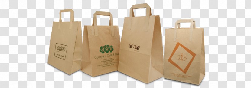 Paper Bag Plastic Shopping Bags & Trolleys Kraft - Logo Transparent PNG