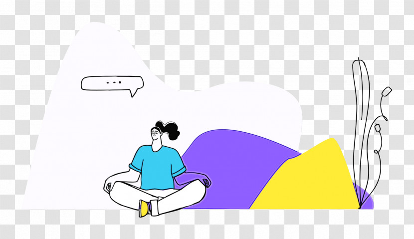 Cartoon Diagram Yellow Sitting Meter Transparent PNG