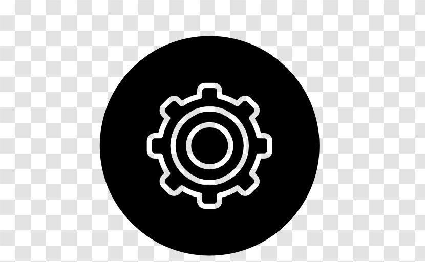 Symbol Gear Circle Clip Art - Monochrome - Logo Setting Transparent PNG