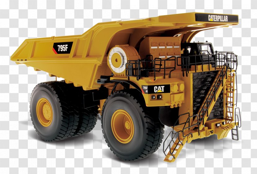 Caterpillar Inc. 797F Haul Truck Die-cast Toy - Yellow - Mining Transparent PNG