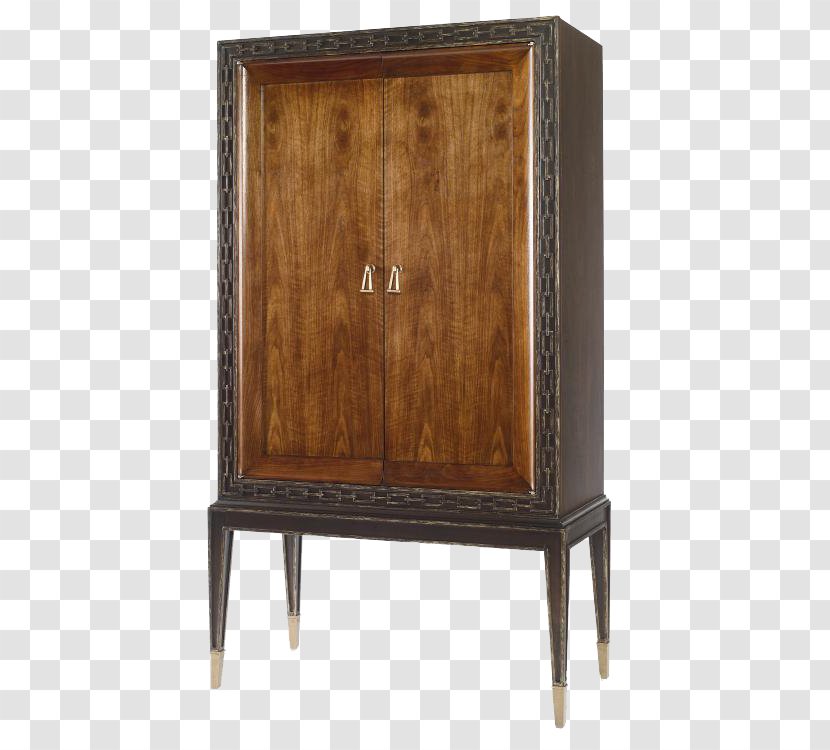 Nightstand Table Furniture Cabinetry Dining Room - Wood Stain - Silhouette Of Hand-painted Wardrobe TV Cabinet Material Transparent PNG