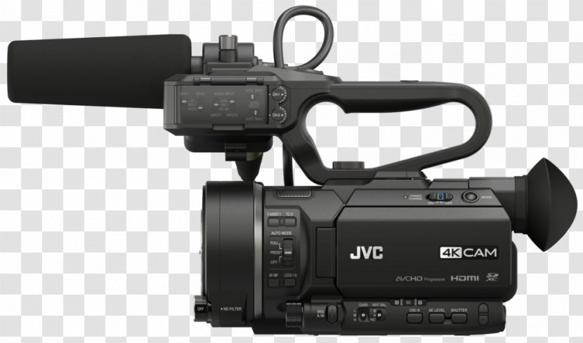 JVC 4KCAM GY-LS300CHU Camcorder Super 35 Camera 4K Resolution - Video Transparent PNG