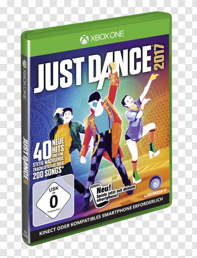 Just Dance 2017 Wii U 2016 Video Games 2015 - Xbox One Transparent PNG