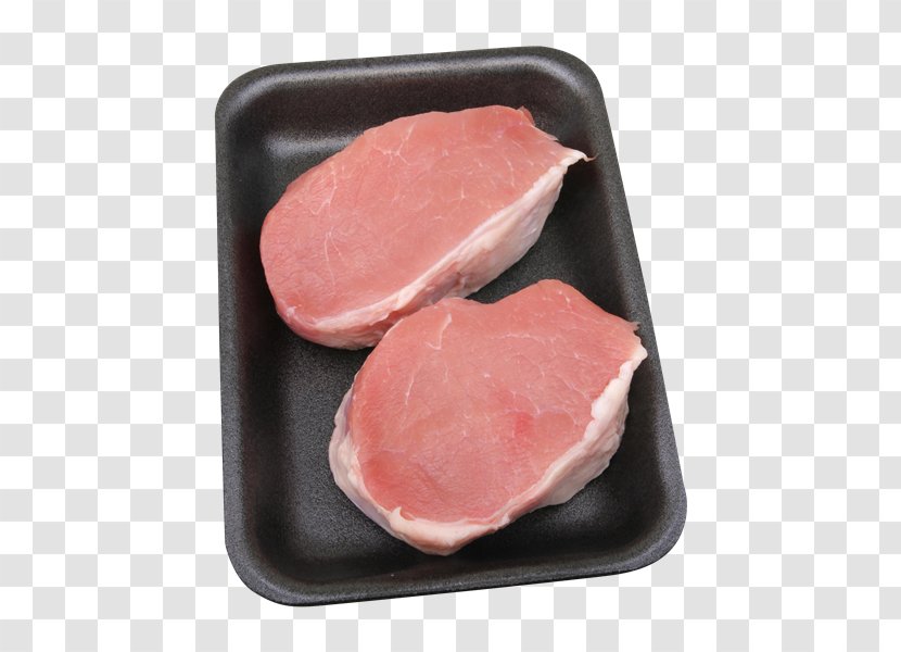 Back Bacon Ribs Pork Loin Meat - Heart - Cutlet Transparent PNG