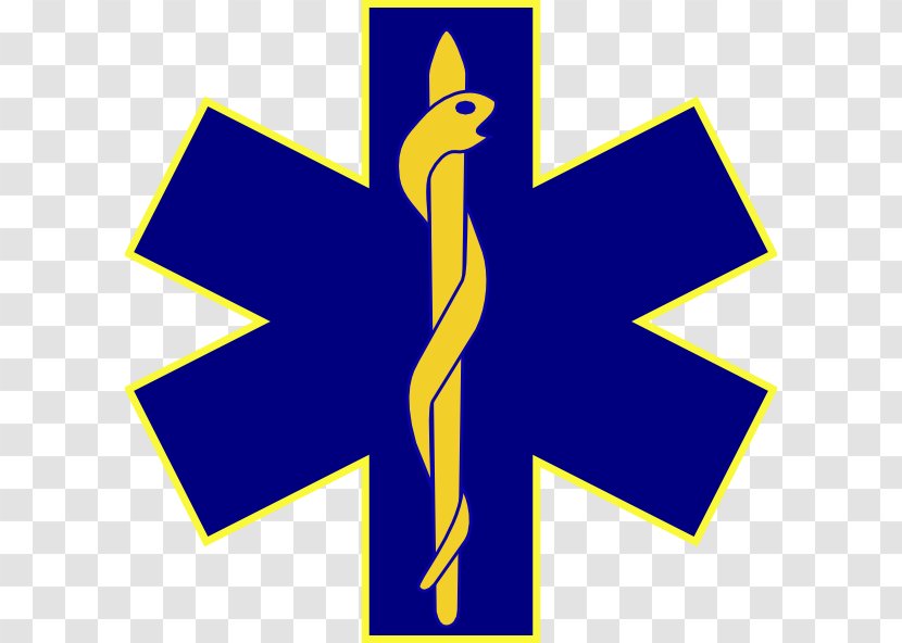 Emergency Medical Services Star Of Life Paramedic Clip Art - Royaltyfree Transparent PNG