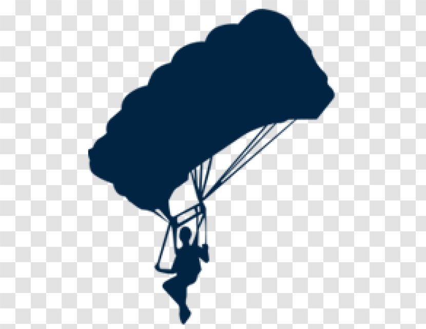 Parachuting Tandem Skydiving Parachute Skydive Robertson Accelerated Freefall - Black And White Transparent PNG