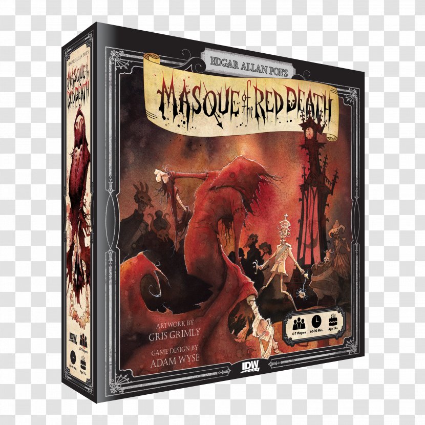 The Masque Of Red Death Go Board Game Tabletop Games & Expansions - Gris Grimly - Miniature Wargaming Transparent PNG
