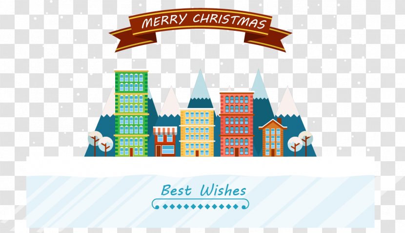 Christmas Card - Brand - City View Transparent PNG