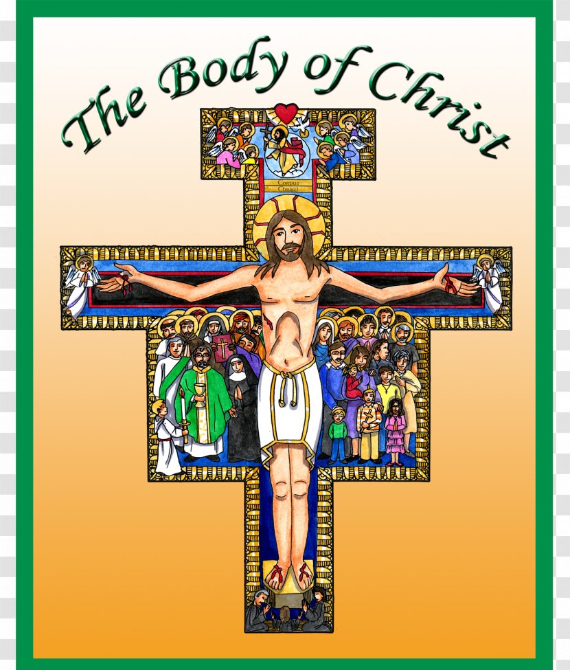 Crucifix Graphic Design Body Of Christ Christian Church - Religious Item Transparent PNG