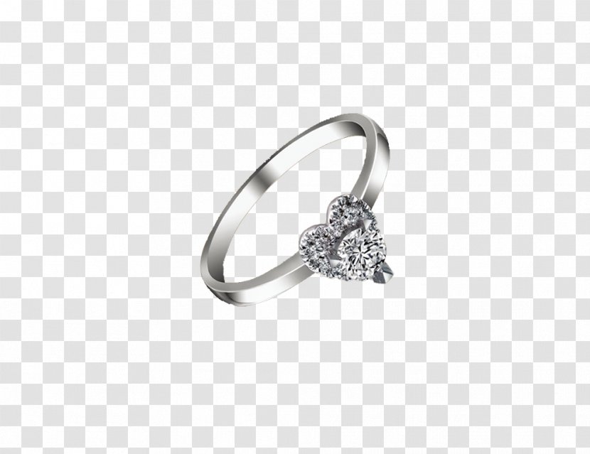 Ring Body Piercing Jewellery Diamond Wedding Ceremony Supply - Metal - Heart Pet Years Transparent PNG