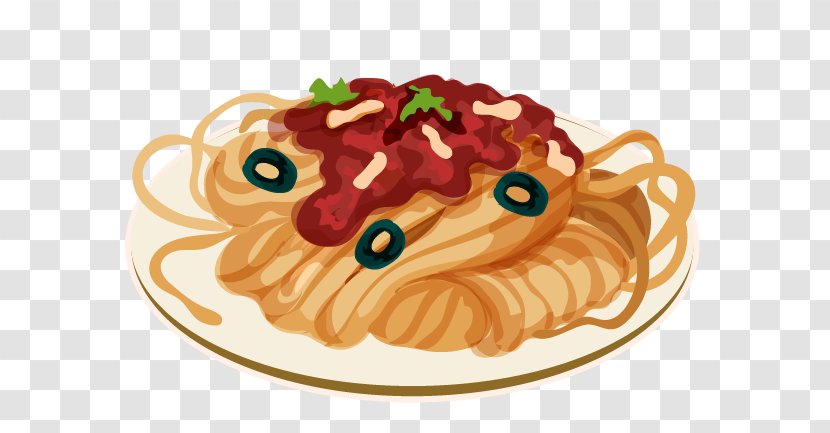 Italian Cuisine Pasta Macaroni Spaghetti - Dish - Spagethi Transparent PNG