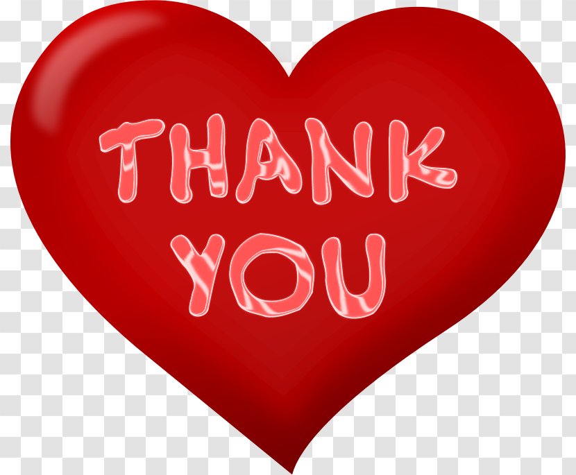 Valentine's Day Heart Clip Art - Flower - Thank You Transparent PNG