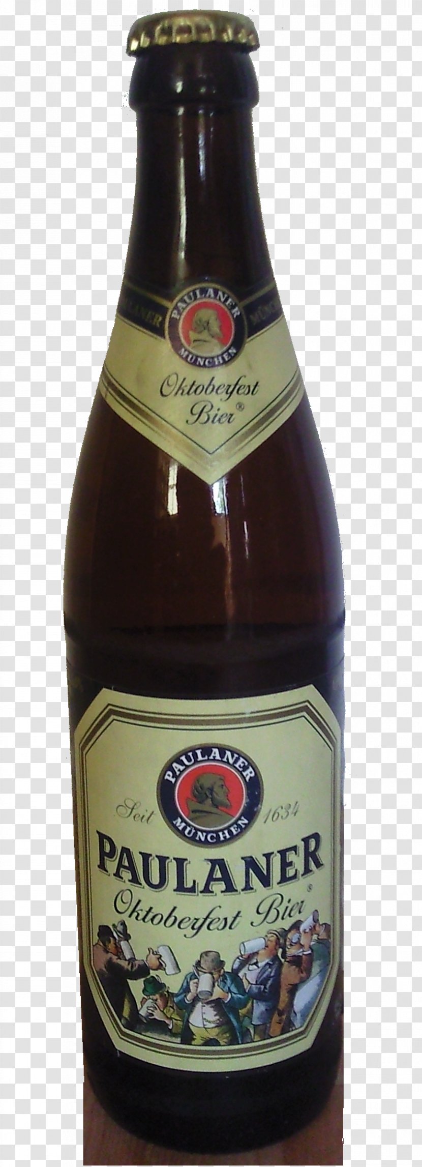 Ale Beer Bottle Paulaner Brewery Wheat - Centiliter Transparent PNG