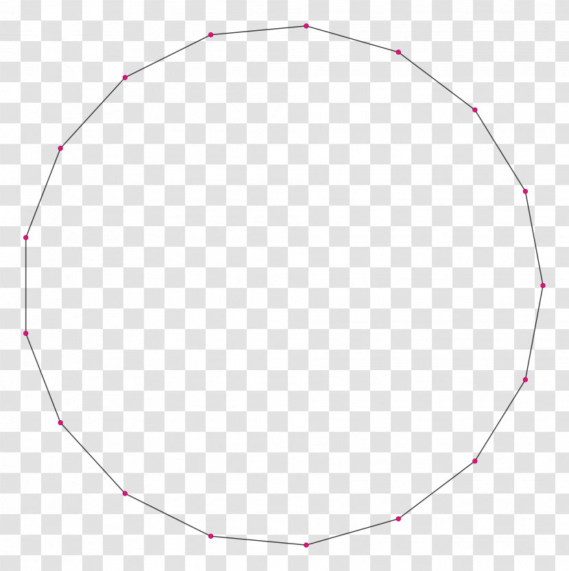 Circle Inscribed Figure Regular Polygon Line Circumference - Diameter Transparent PNG