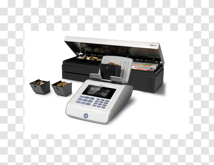 Cash Register Coin Banknote Counter Money Balance Compteuse - Measuring Scales Transparent PNG
