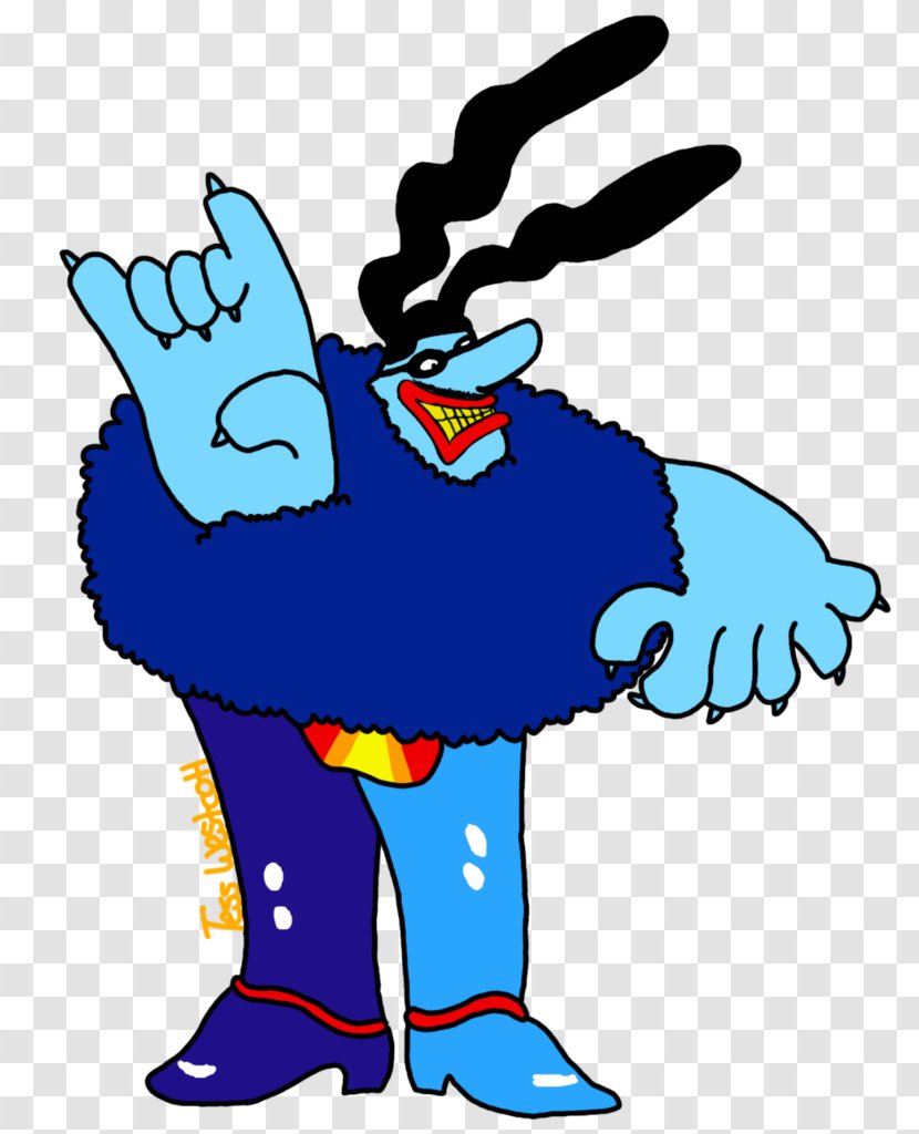 Chief Blue Meanie Meanies The Beatles Yellow Submarine - Art - Hand Saw Transparent PNG