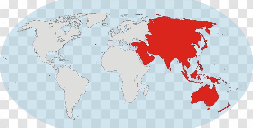 Globe World Map - Royaltyfree - Asia Transparent PNG