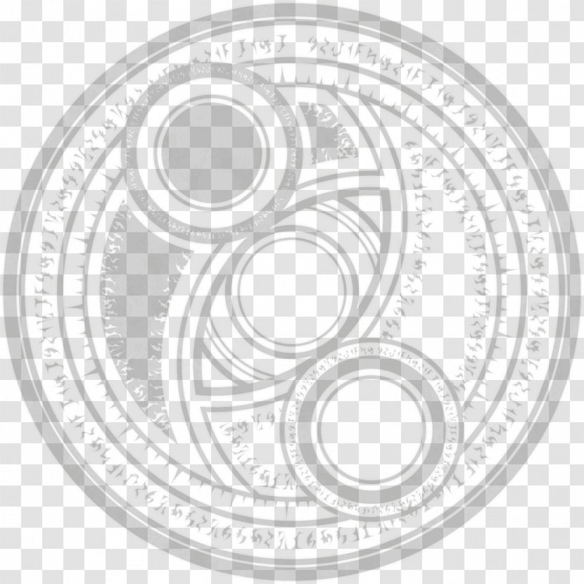 Bayonetta 2 Witchcraft Symbol Wicca - Oval - 1 In Circle Transparent PNG