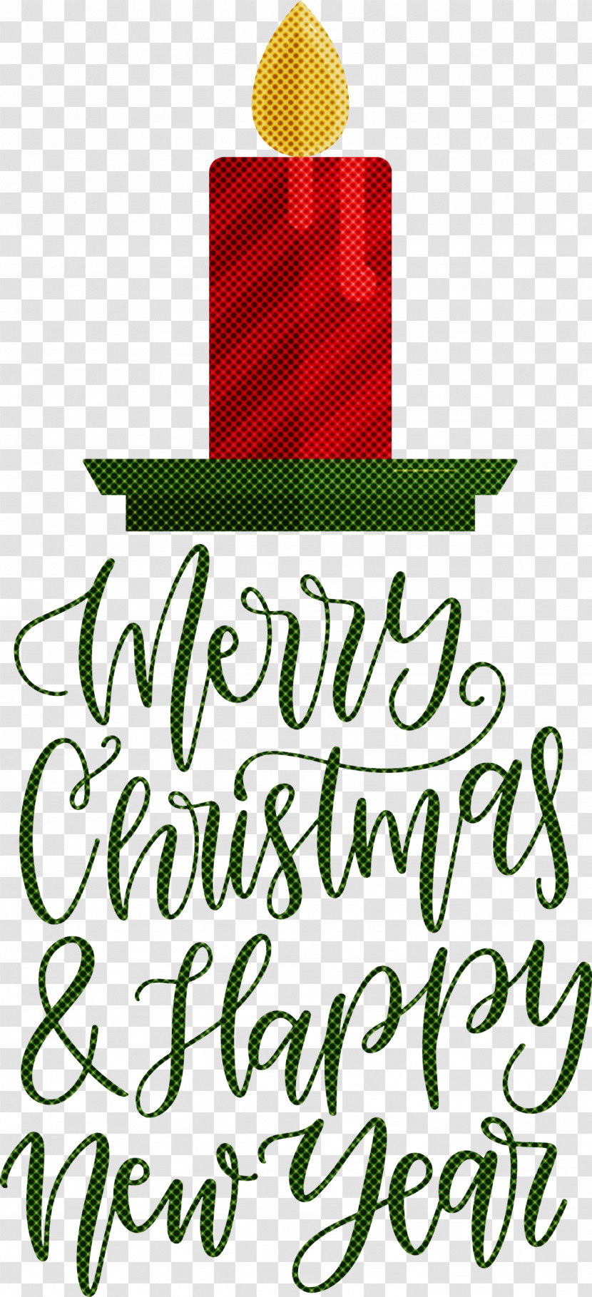 Merry Christmas Happy New Year Transparent PNG