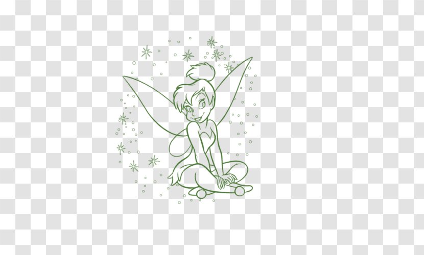 Tinker Bell Colouring Pages Illustration Coloring Book Fairy - Watercolor - Tinkerbell Background Transparent PNG