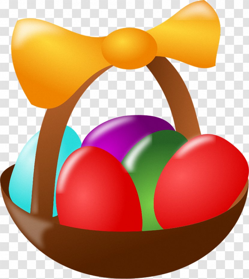 Easter Bunny Egg Basket Clip Art - Eggs Transparent PNG