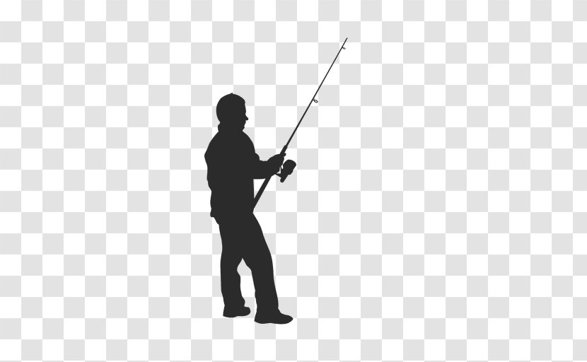 Fishing Fisherman Silhouette - Recreation Transparent PNG