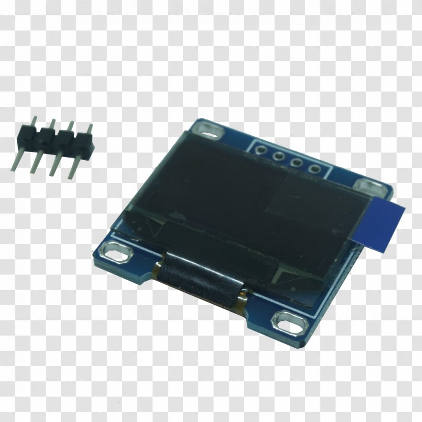 Electronics Electronic Component Transistor Microcontroller Flash Memory - Oled Transparent PNG