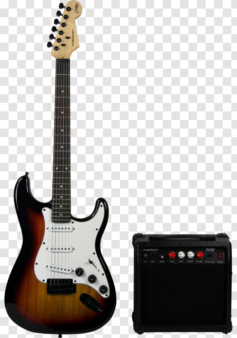 Guitar Amplifier Fender Stratocaster Musical Instruments Corporation Squier American Deluxe Series - Electric Transparent PNG