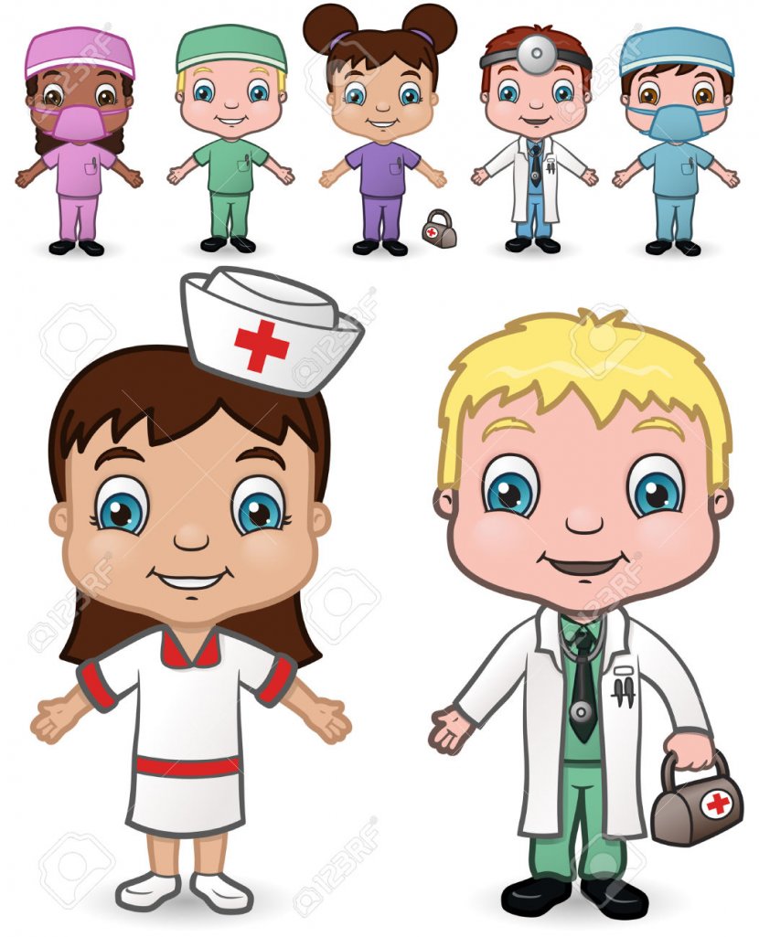 Child Physician Clip Art - Copyright - Doctors And Nurses Transparent PNG
