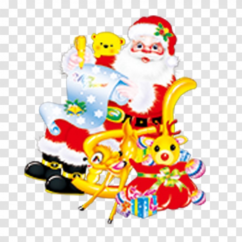 Santa Claus Christmas Ornament Tree - Logo - Element Transparent PNG