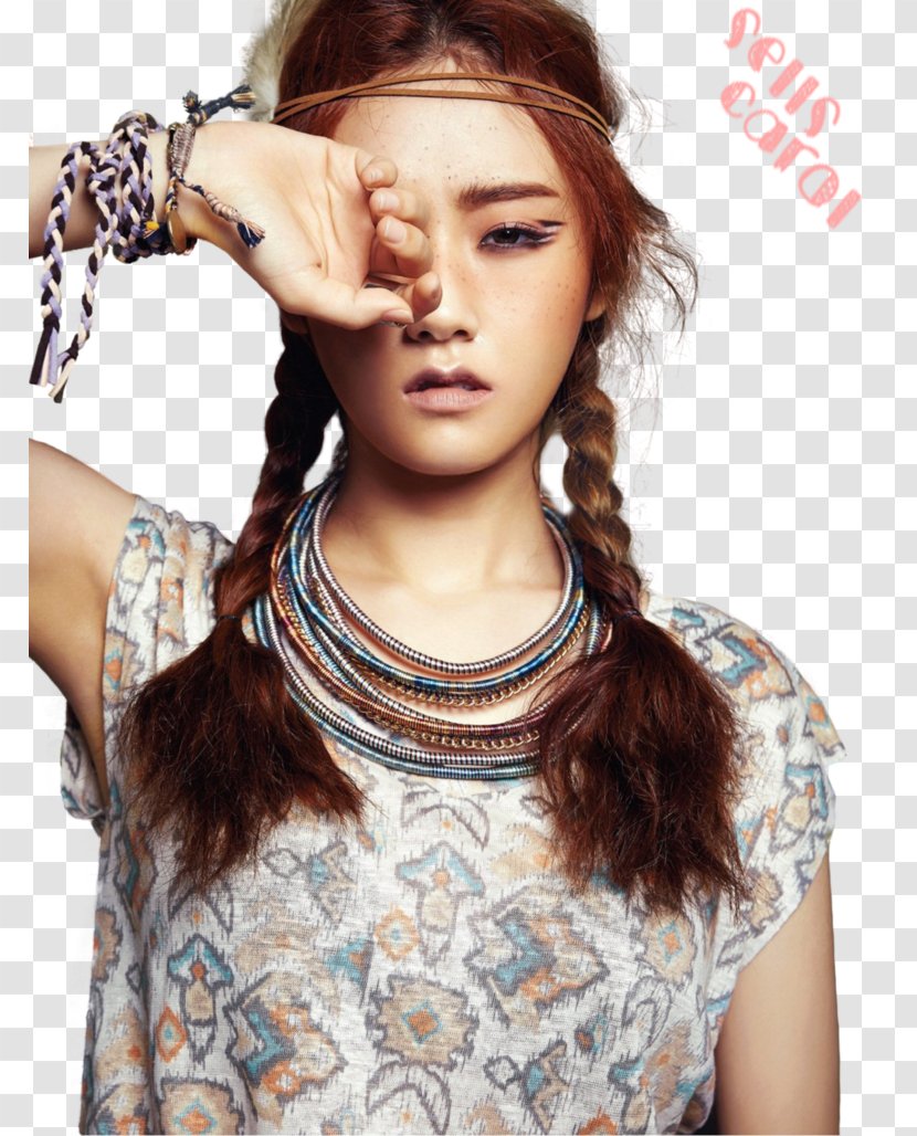 Heo Ga-yoon Model 4Minute K-pop - Heart Transparent PNG