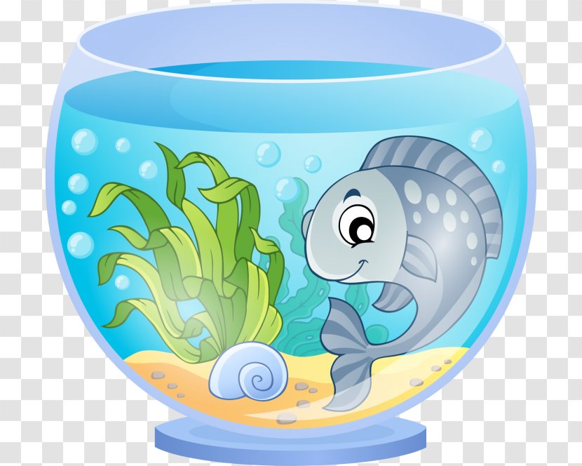 Goldfish Aquarium Clip Art Vector Graphics - Aqua - Aqurium Flyer Transparent PNG