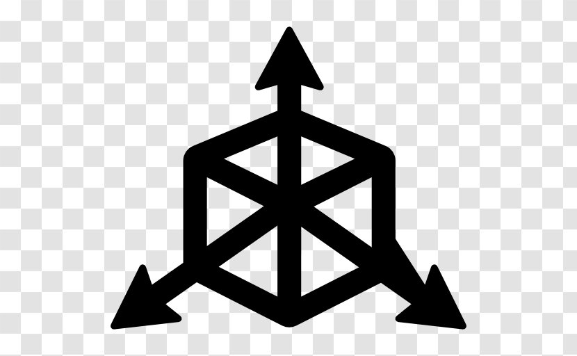 Black And White Star Symbol - Symmetry - Monochrome Photography Transparent PNG