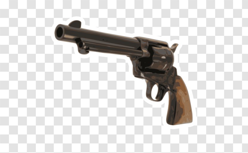 Revolver Firearm Black Powder Weapon Pistol - Gun Transparent PNG