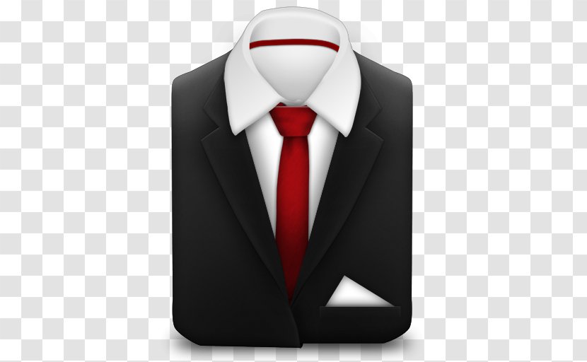 Suit Necktie Icon Black Tie - Transparent Transparent PNG