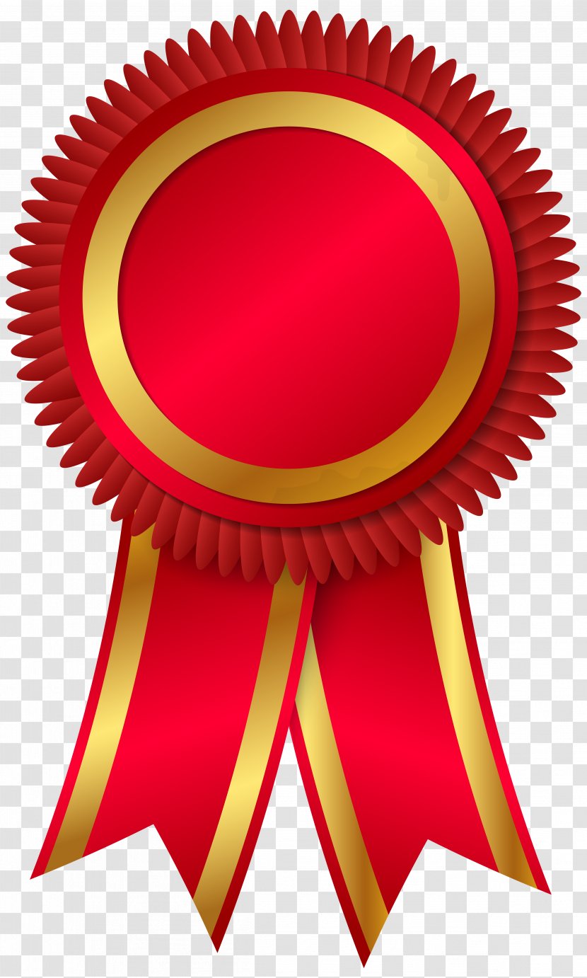 Machine Tool Washing Industry - Red - Award Rosette Clipar Image Transparent PNG