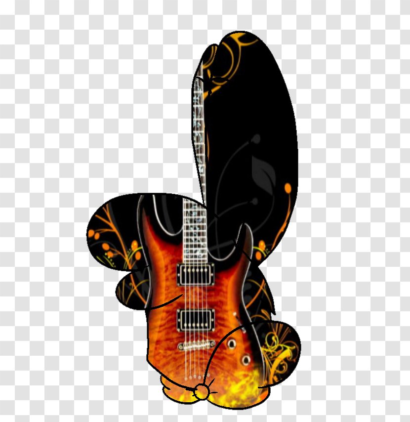 Electric Guitar Musical Instruments Acoustic Plucked String Instrument - Cartoon Transparent PNG