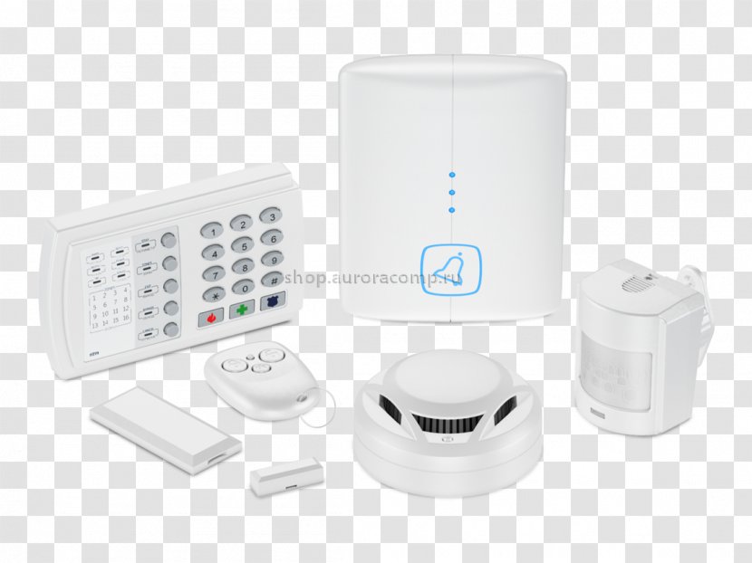 Security Alarms & Systems Wireless Telephone Fire Alarm System GSM - Electronics Transparent PNG