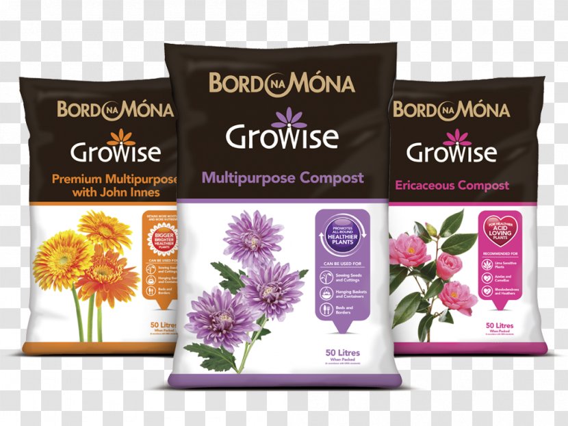 Brand Lilac Flower Compost Bord Na Móna - Seed Transparent PNG