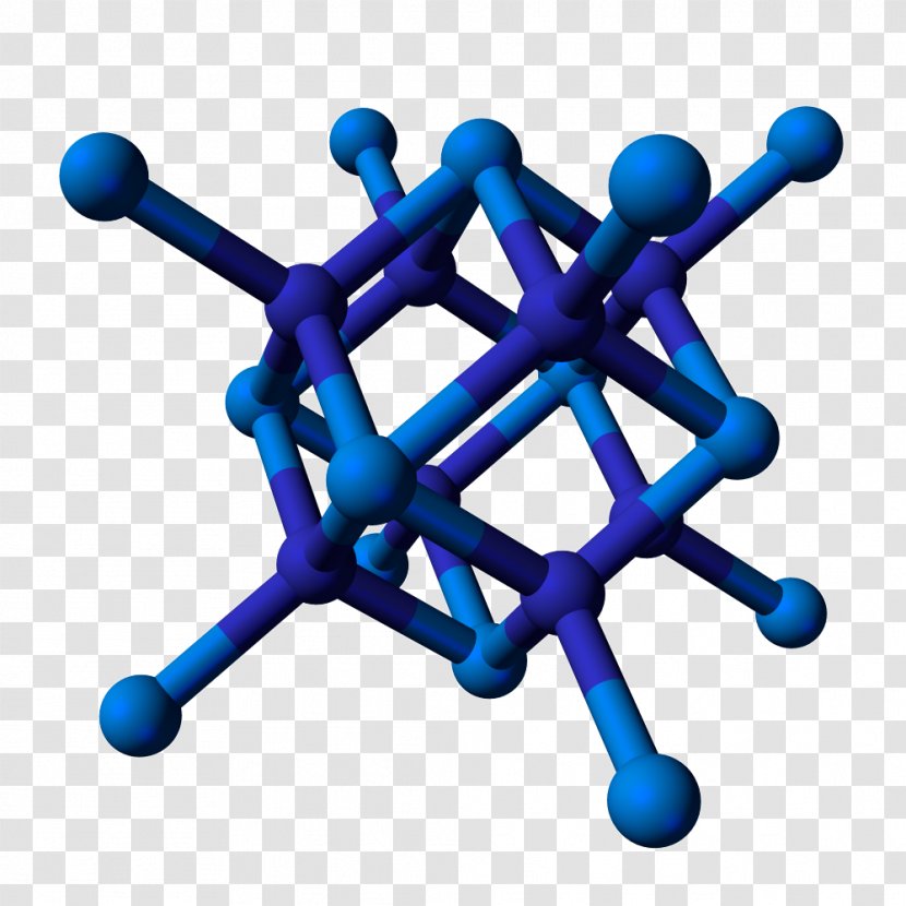Uranium Dioxide Ball-and-stick Model Chemistry Cell - Blue Transparent PNG