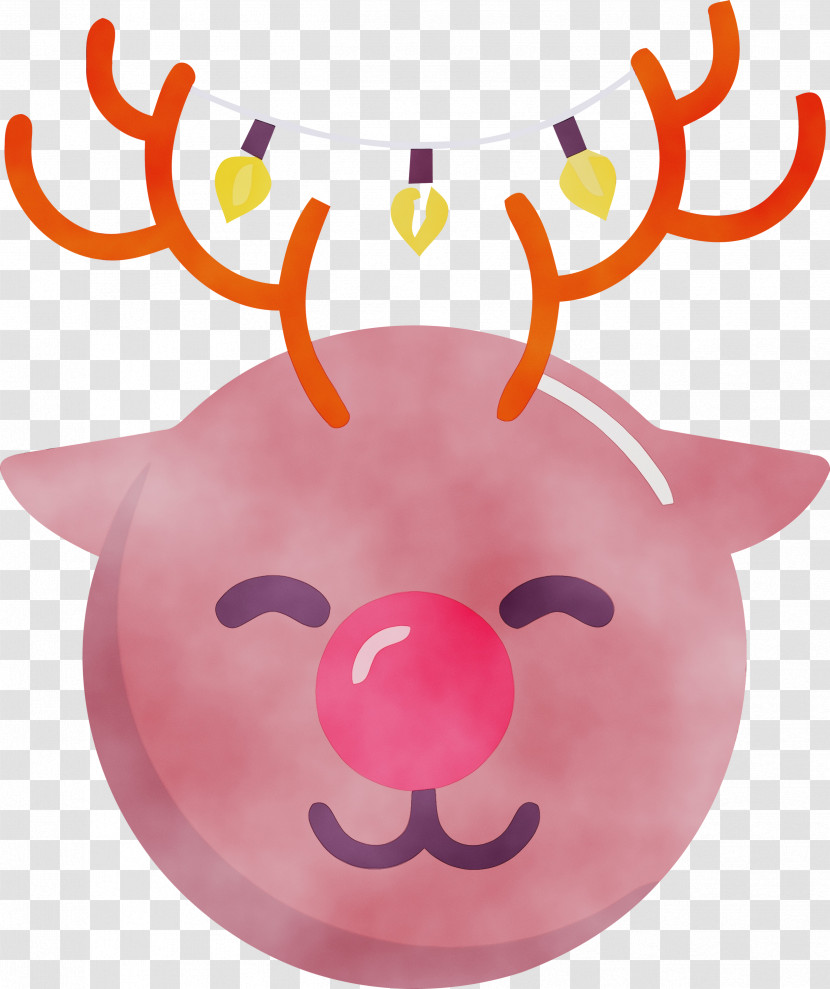 Pink Head Nose Snout Horn Transparent PNG