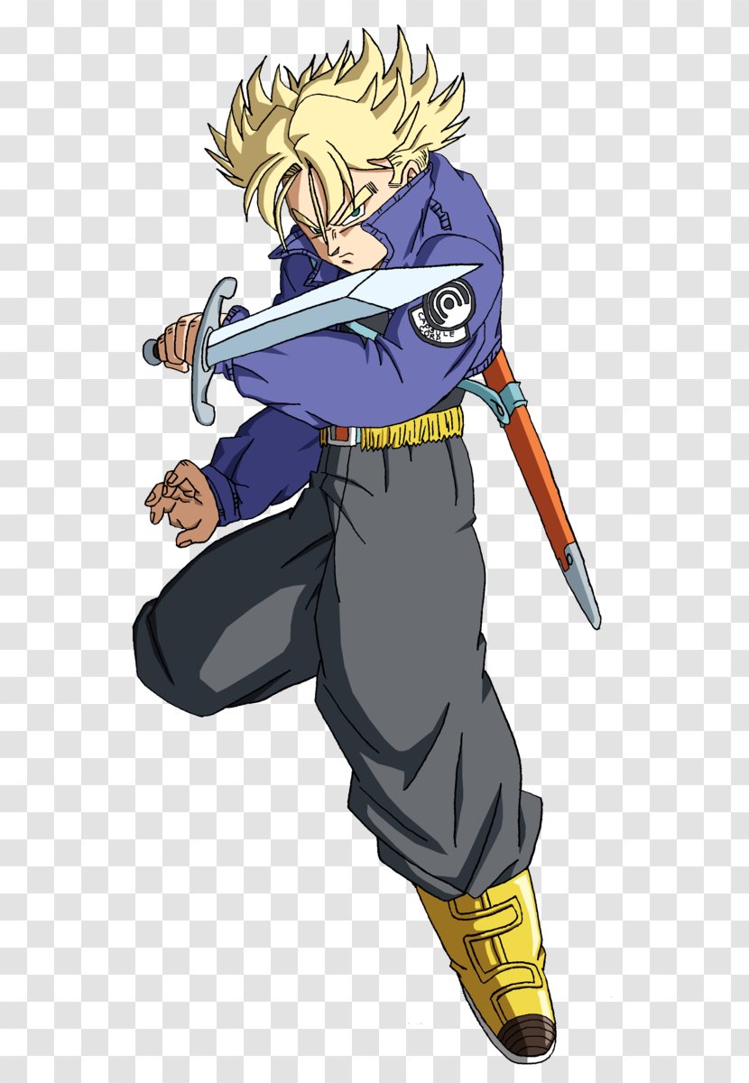 Trunks Goku Vegeta Gohan Frieza - Silhouette - Super Saiyan 3 Transparent PNG