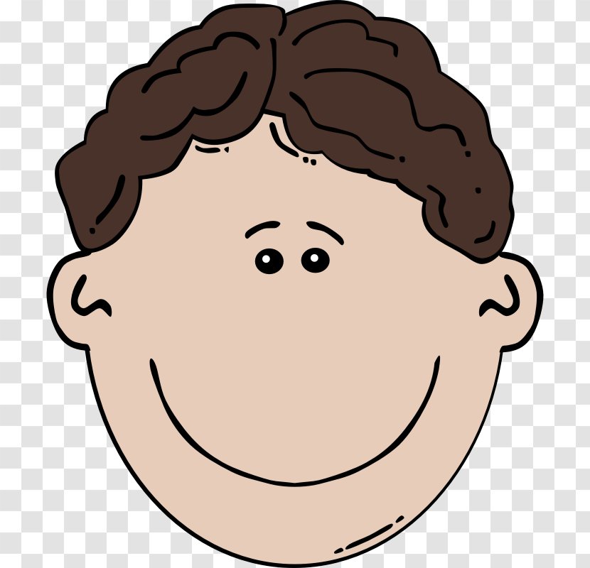 Cartoon Sadness Face Clip Art - Child - Boy Transparent PNG